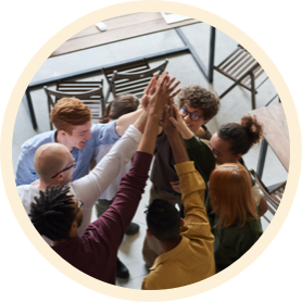 People in it together